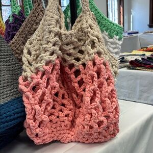 Handcrafted Crochet French market Bag